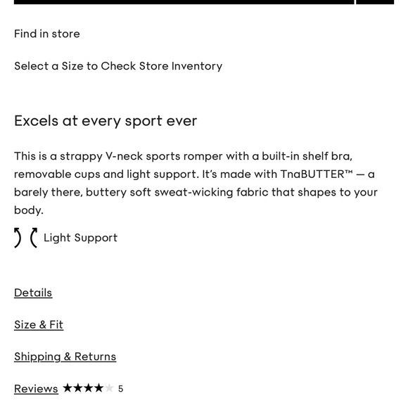 TnAction - TNABUTTER™ EXCEL SPORTS ROMPER - Picture 5 of 6